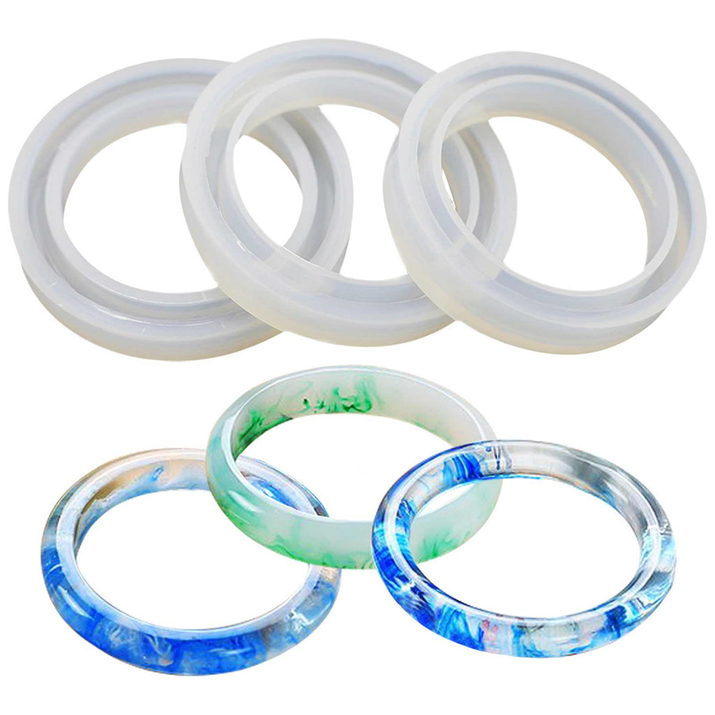 12 Pieces Silicone Ring Molds 6 Sizes Resin Epoxy Ring Molds Ring Resin  Casting Mold Silicone Circle Jewelry Molds for DIY Craft Jewelry Ring  Making : Amazon.in: Home & Kitchen